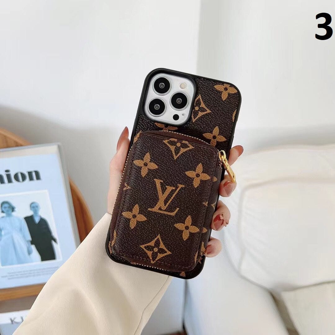 Lv Phone Case Wallet For IPhone 15 Pro – MagSafe Premium Phone Case