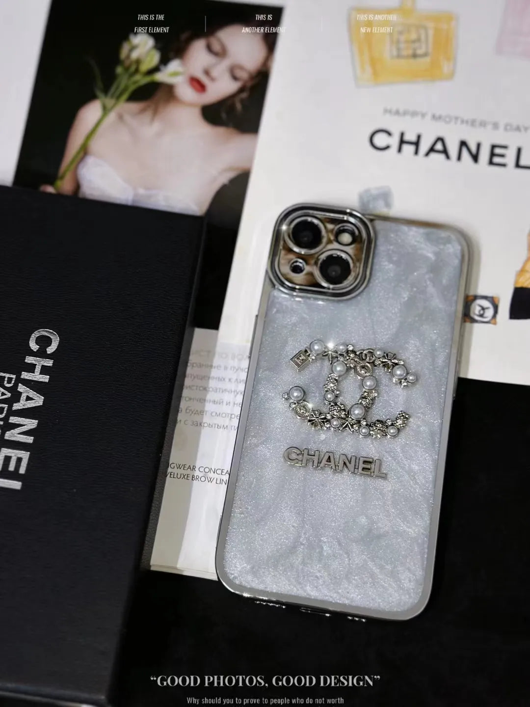Chanel Iphone 15 Pro Max Case – MagSafe Premium Phone Case