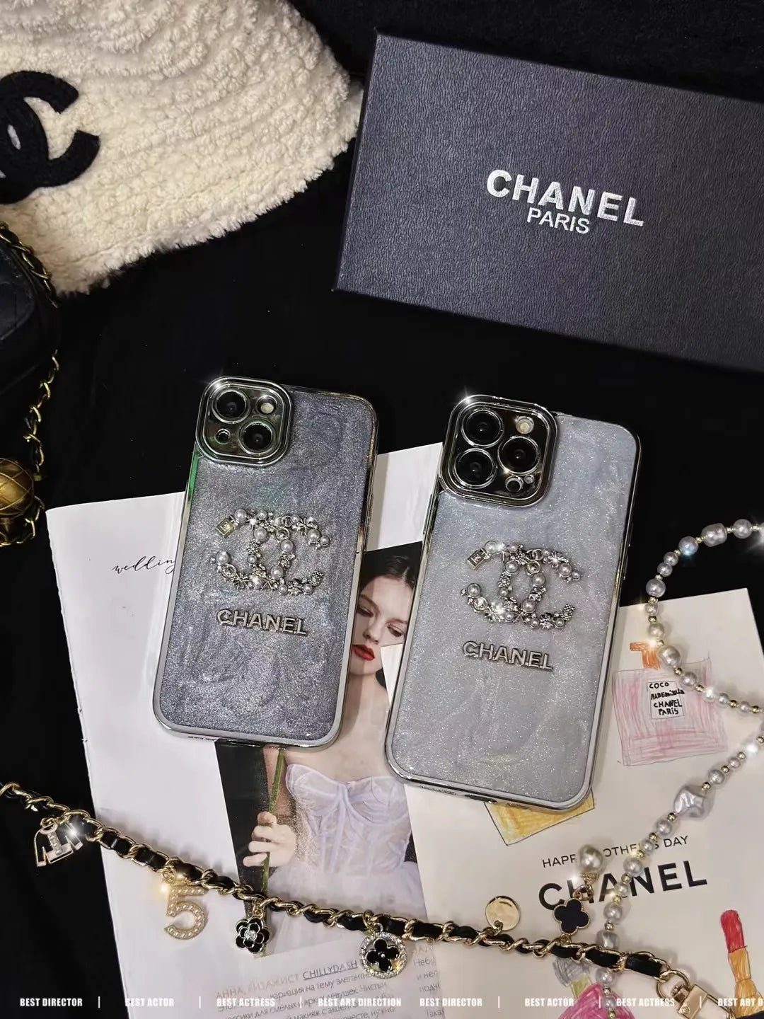 Chanel Iphone 15 Pro Max Case – MagSafe Premium Phone Case