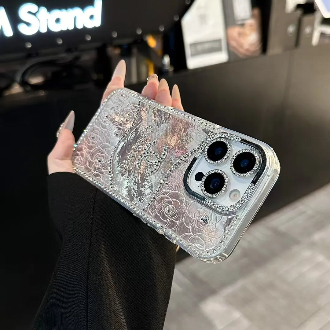 Chanel Inspired Pearl iPhone Case – Slim Clear Phone Case