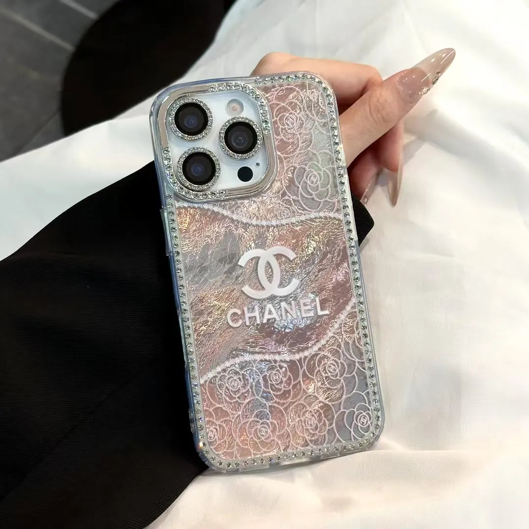 Chanel Inspired Pearl iPhone Case – Slim Clear Phone Case