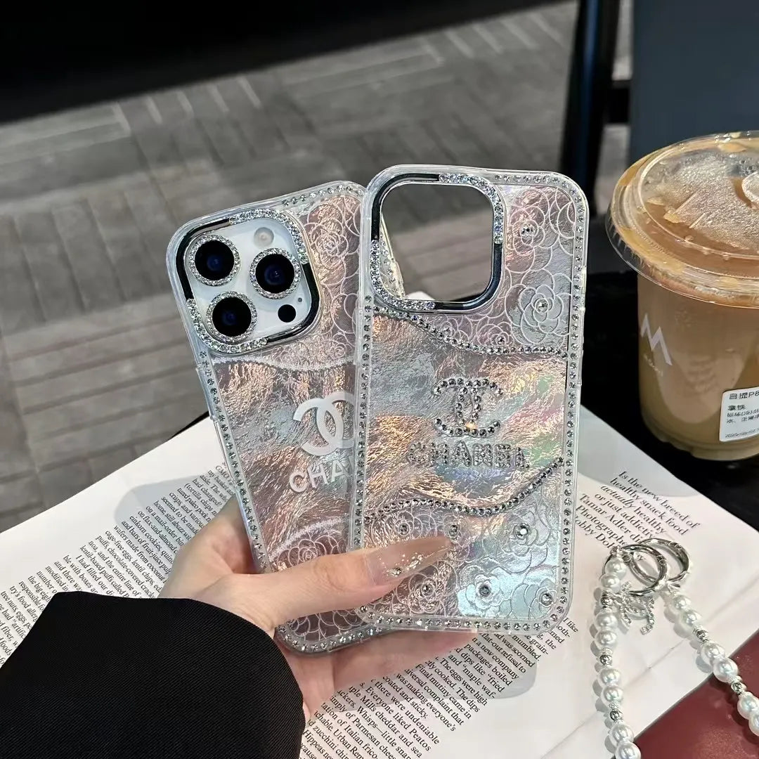 Chanel Inspired Pearl iPhone Case – Slim Clear Phone Case