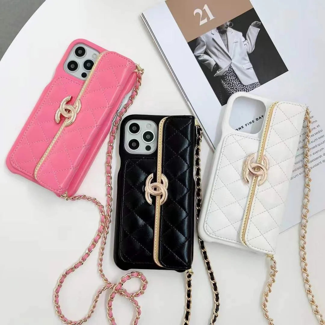 Chanel Phone Holder With Chain – MagSafe Premium Phone Case