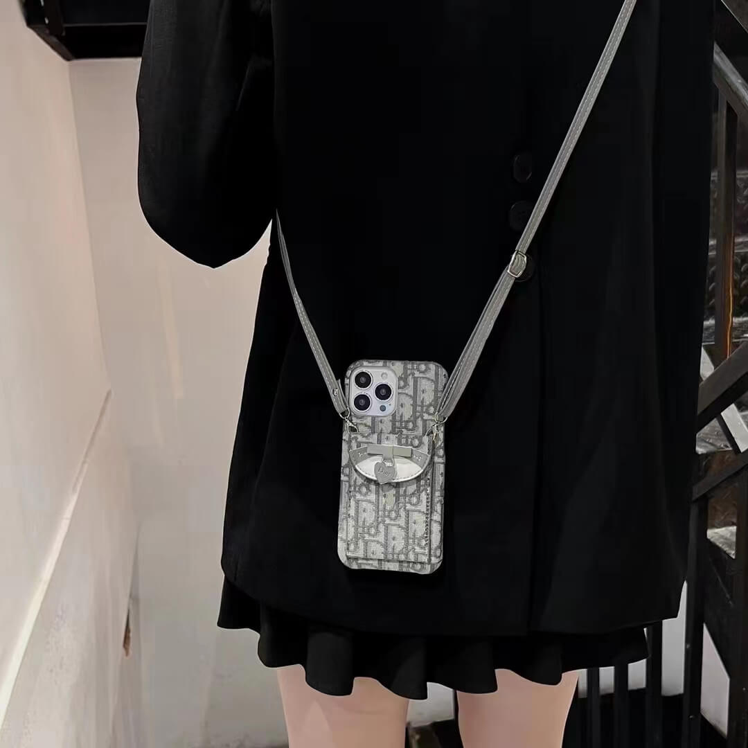 Dior Card Holder With Chain – MagSafe Premium Phone Case