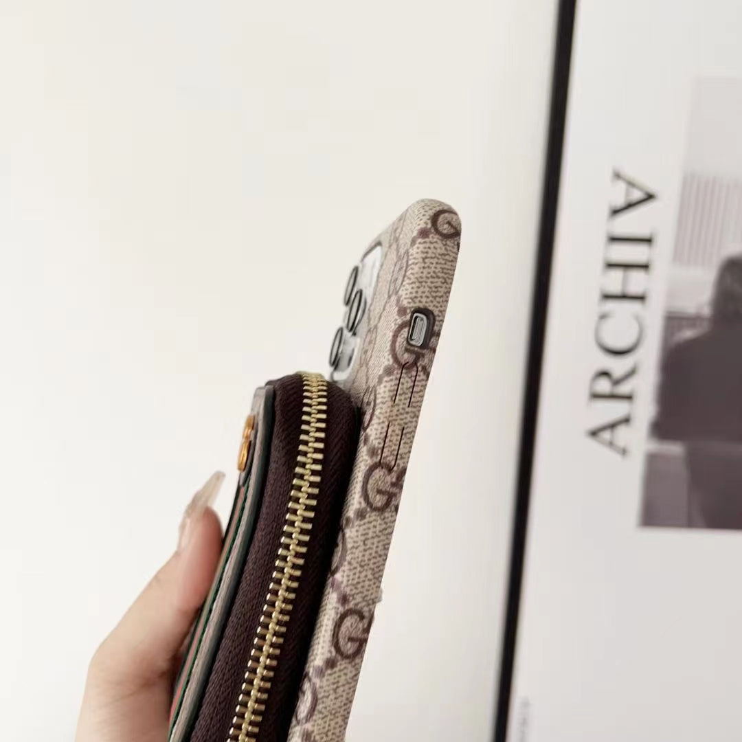 Gucci Phone Case With Card Holder – Protective Shockproof Phone Case
