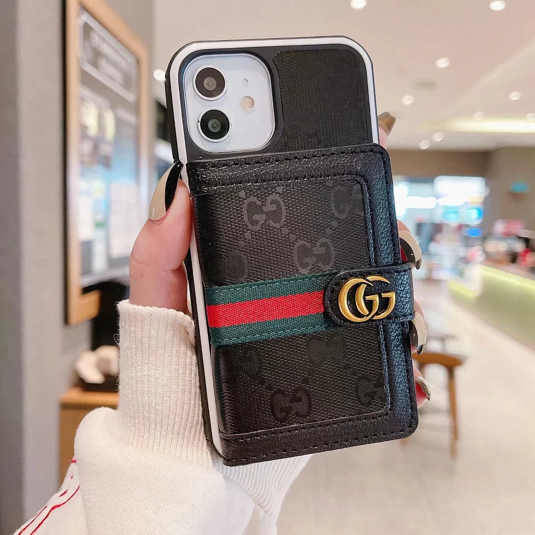 Gucci Iphone 16 Cardholder Max Cases – Slim Clear Phone Case