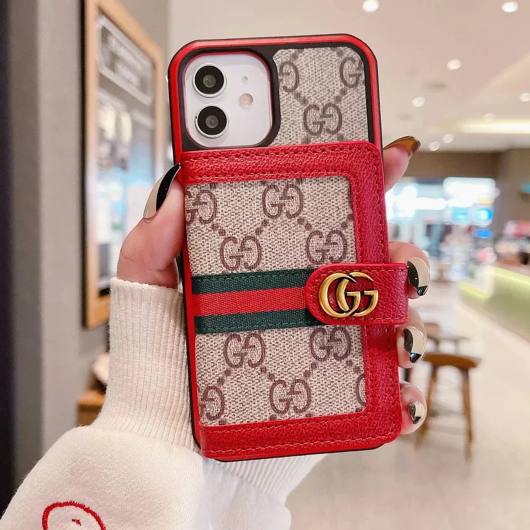 Gucci Iphone 16 Cardholder Max Cases – Slim Clear Phone Case
