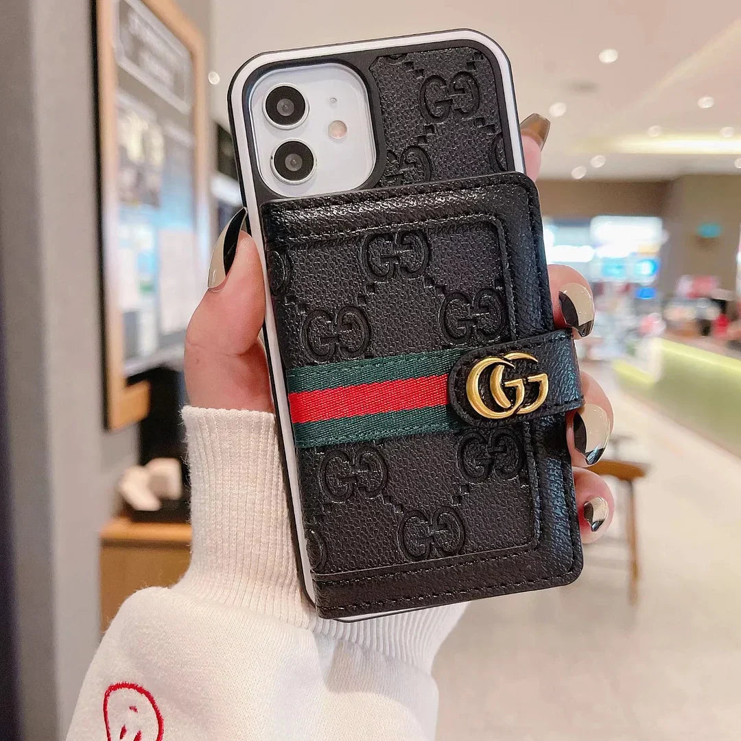 Gucci Iphone 16 Cardholder Max Cases – Slim Clear Phone Case