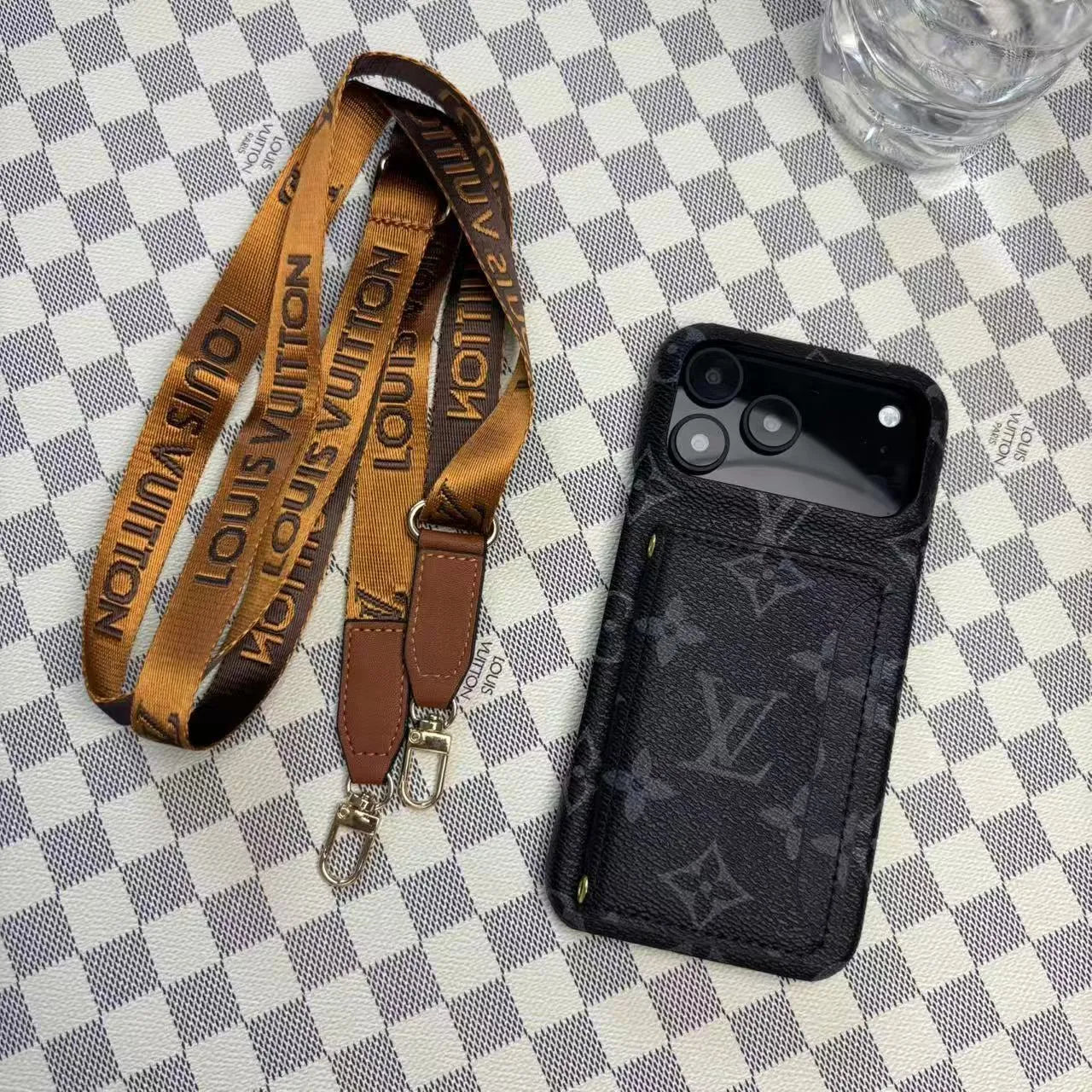 Louis Vuitton IPhone 17 Case With Card Holder – MagSafe Premium Phone Case
