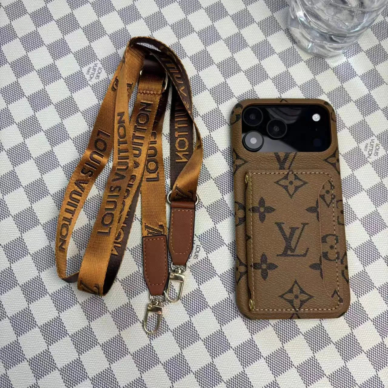 Louis Vuitton IPhone 17 Case With Card Holder – MagSafe Premium Phone Case