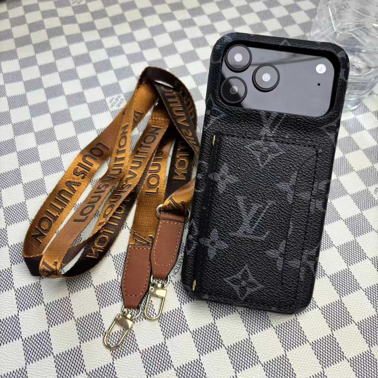 Louis Vuitton IPhone 17 Case With Card Holder – MagSafe Premium Phone Case