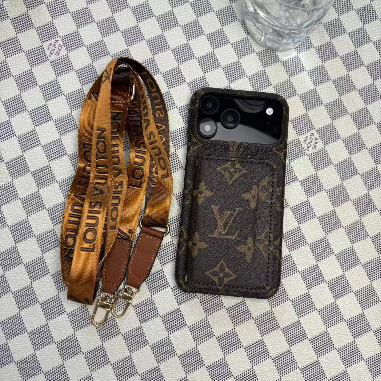 Louis Vuitton IPhone 17 Case With Card Holder – MagSafe Premium Phone Case