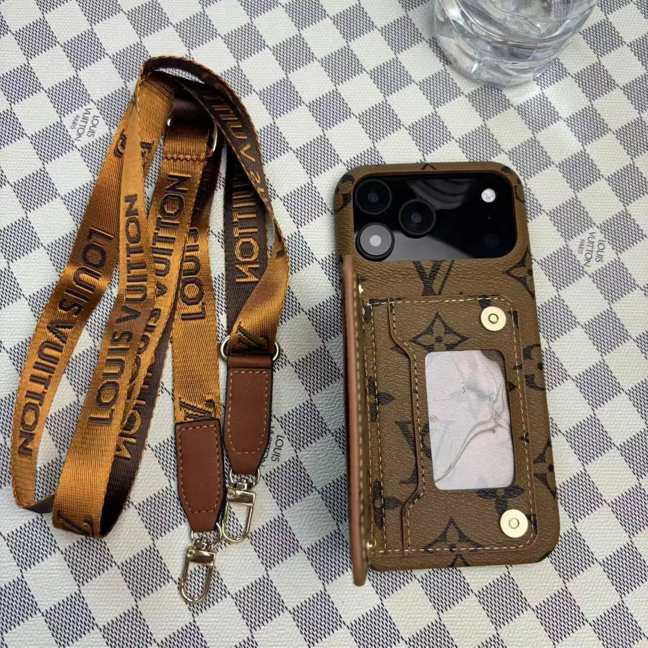 Louis Vuitton IPhone 17 Case With Card Holder – MagSafe Premium Phone Case