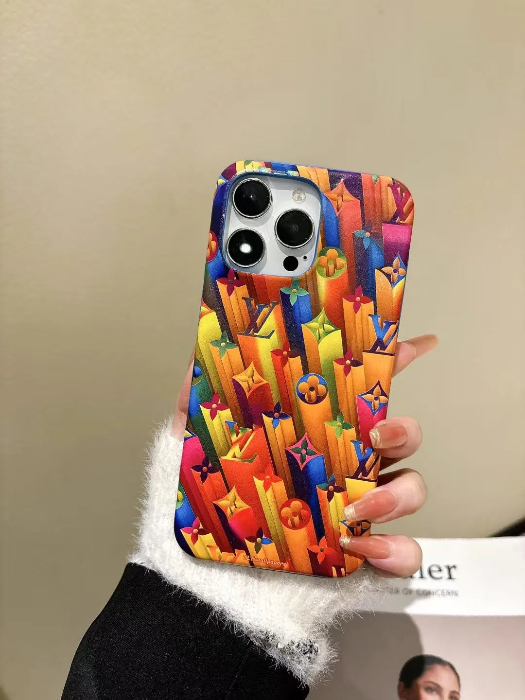 Louis Vuitton Inspired iPhone Case – Luxury Designer Phone Case