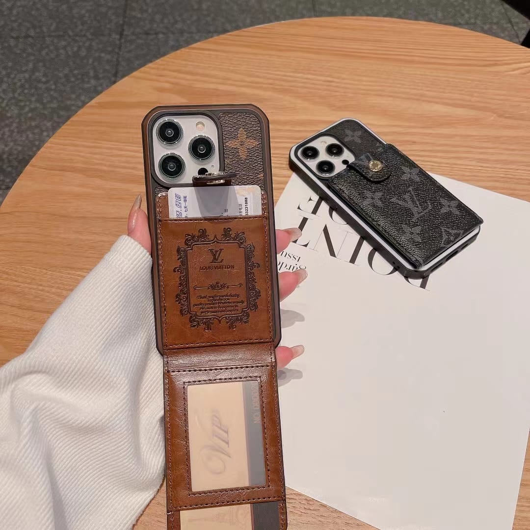 Louis Vuitton Phone Wallet – Protective Shockproof Phone Case