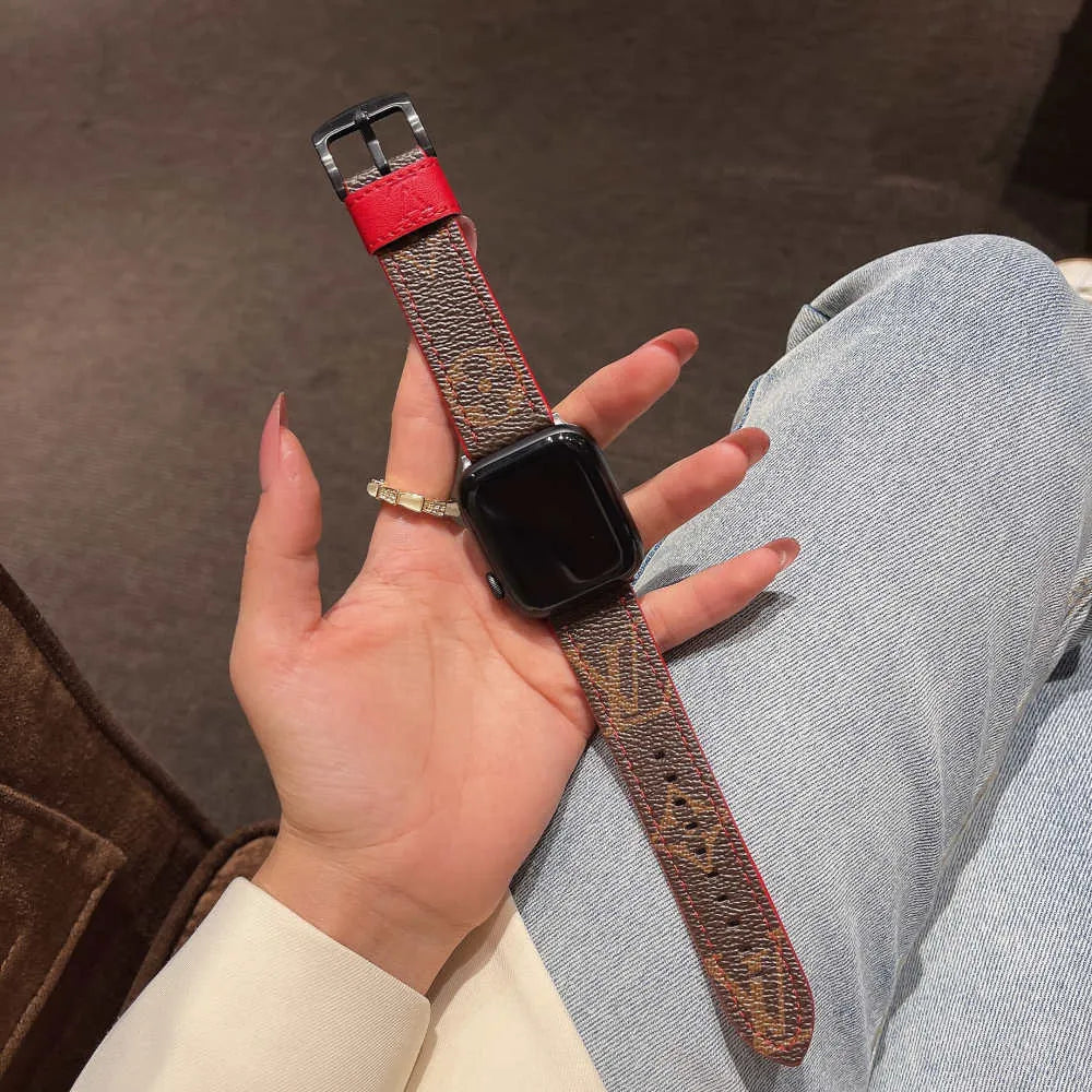 LV Luxury Apple Watch Bands Louis Vuitton – Slim Clear Phone Case
