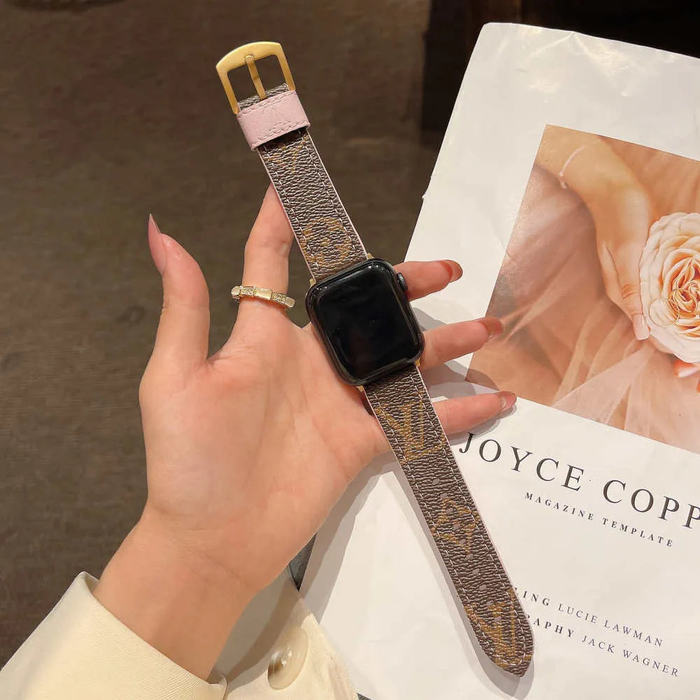 LV Luxury Apple Watch Bands Louis Vuitton – Slim Clear Phone Case