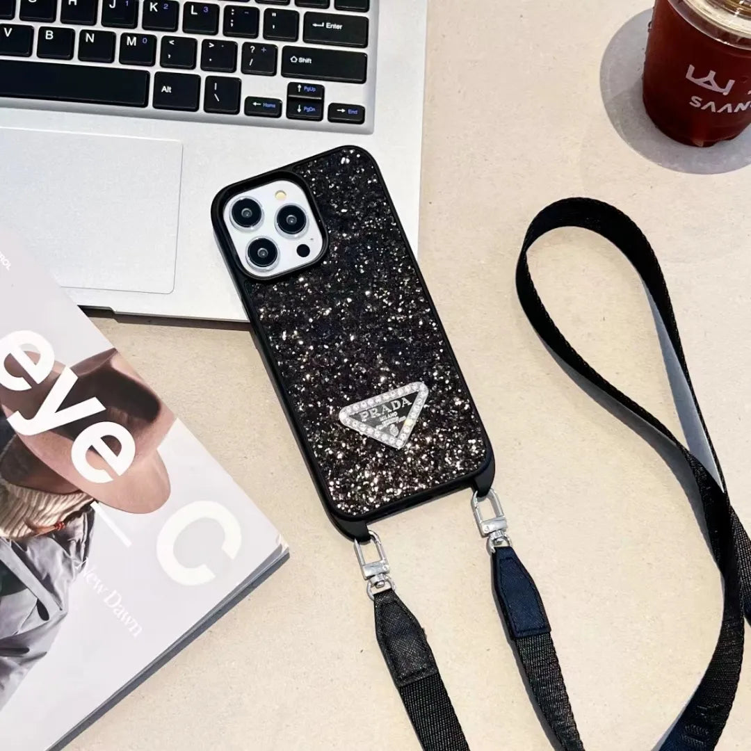 Prada Bling Phone Case – Protective Shockproof Phone Case