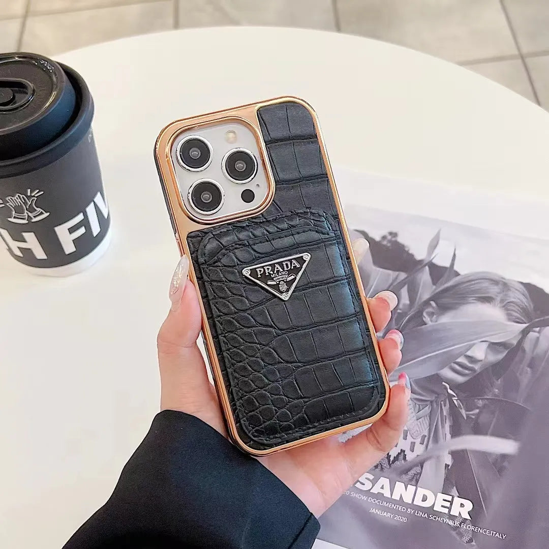 Prada Phone Case With Card Holder – Slim Clear Phone Case