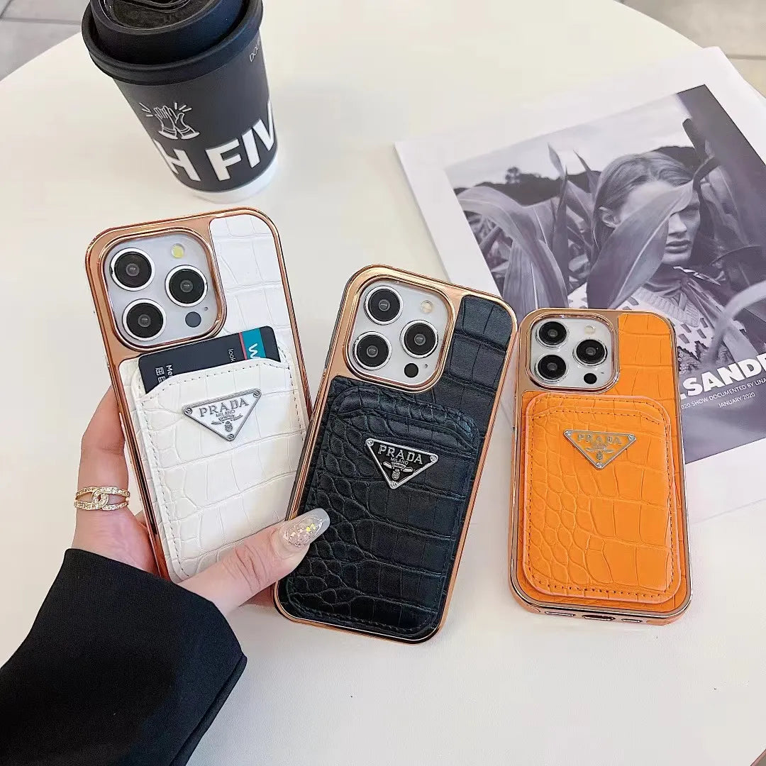 Prada Phone Case With Card Holder – Slim Clear Phone Case