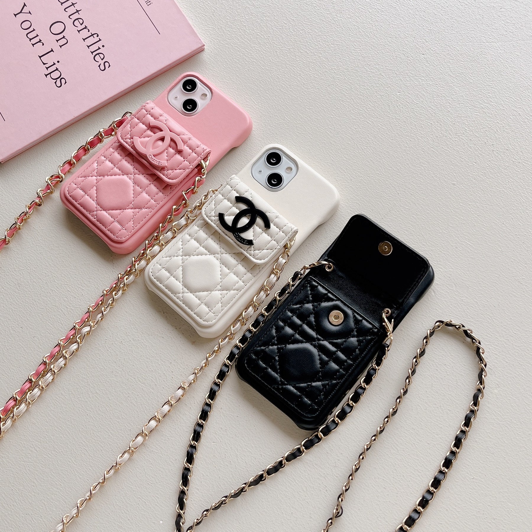 chanel phone case on chain – Protective Shockproof Phone Case