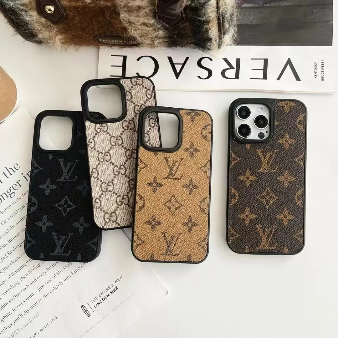 Louis Vuitton Apple leather phone case – Slim Clear Phone Case