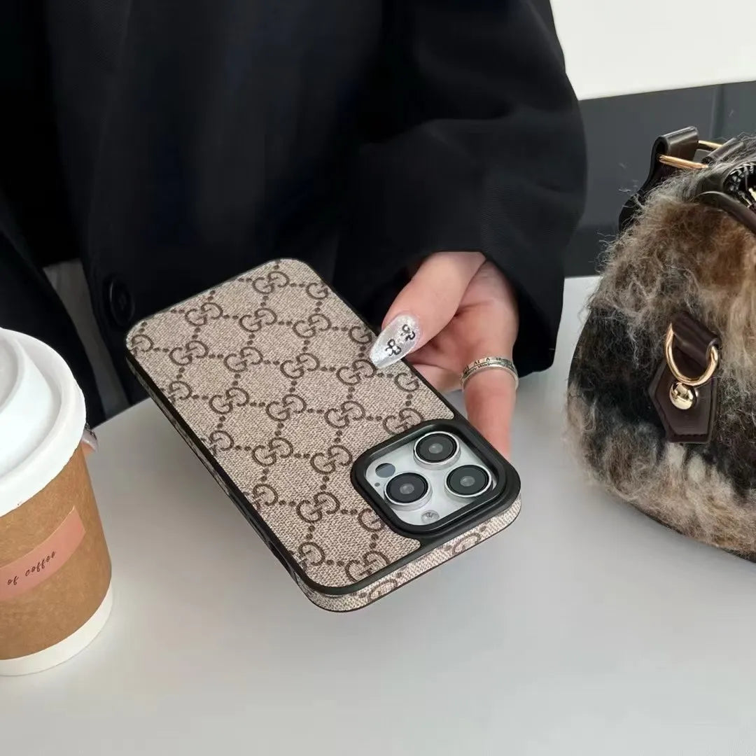 Louis Vuitton Apple leather phone case – Slim Clear Phone Case