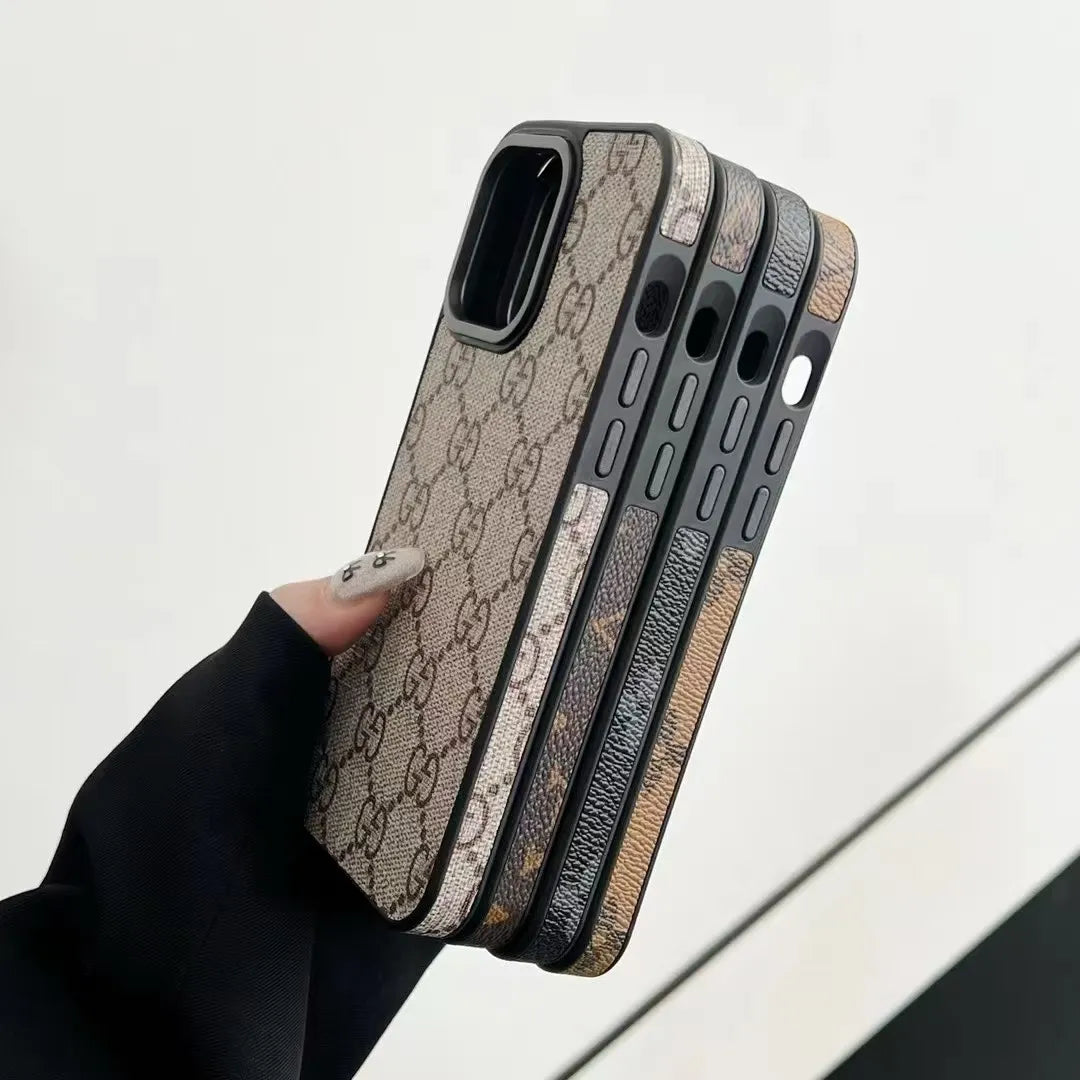 Louis Vuitton Apple leather phone case – Slim Clear Phone Case