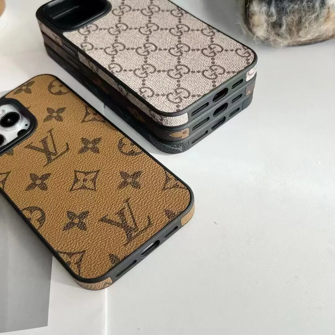 Louis Vuitton Apple leather phone case – Slim Clear Phone Case