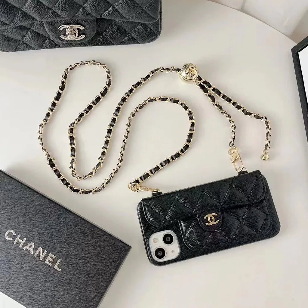 Chanel Crossbody Phone Case – Protective Shockproof Phone Case