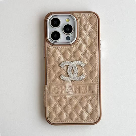 Image of Case Designer Phone Luxury for Chanel iPhone 15 Pro Max