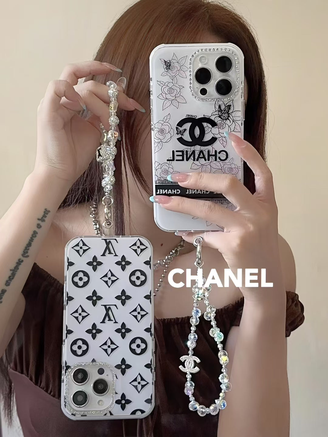 Chanel iPhone 17 Pro – Slim Clear Phone Case