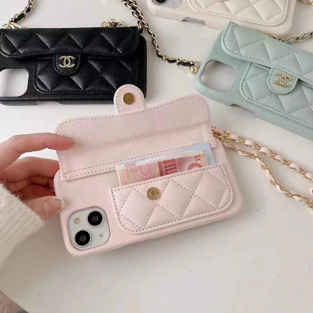 Chanel Crossbody Phone Case – Protective Shockproof Phone Case