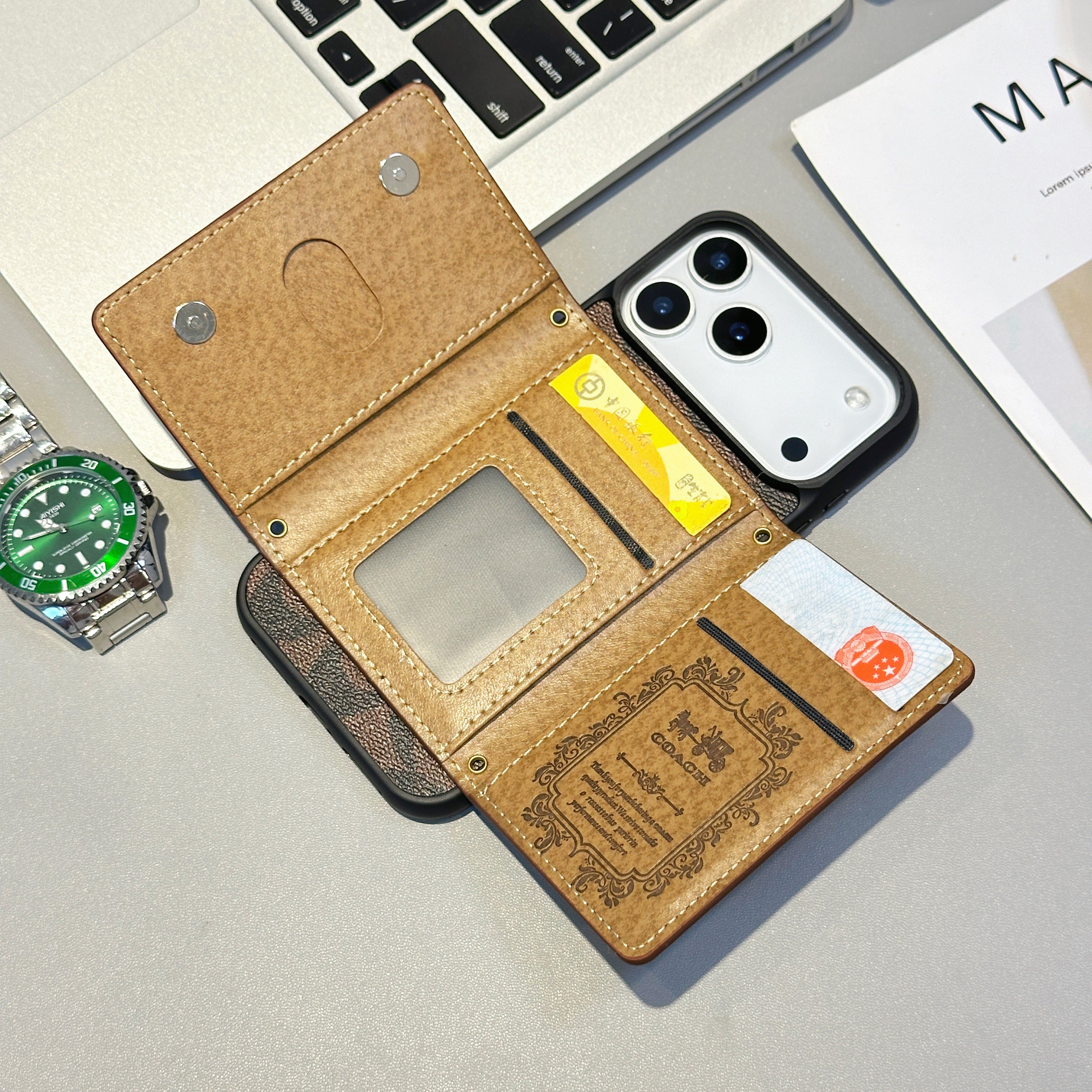 Coach iPhone 13 Pro – Protective Shockproof Phone Case