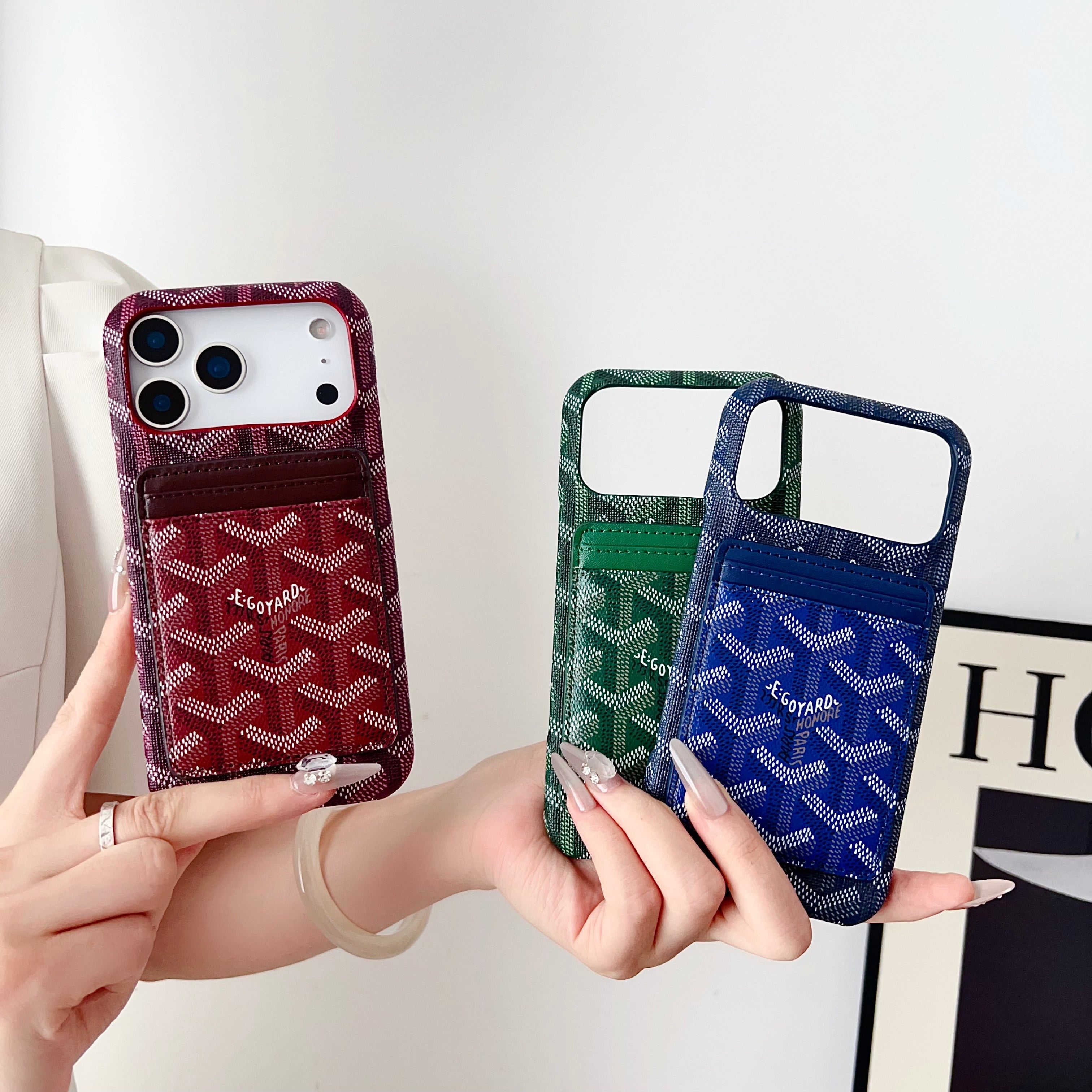 Goyard iPhone 13 Pro – Luxury Designer Phone Case
