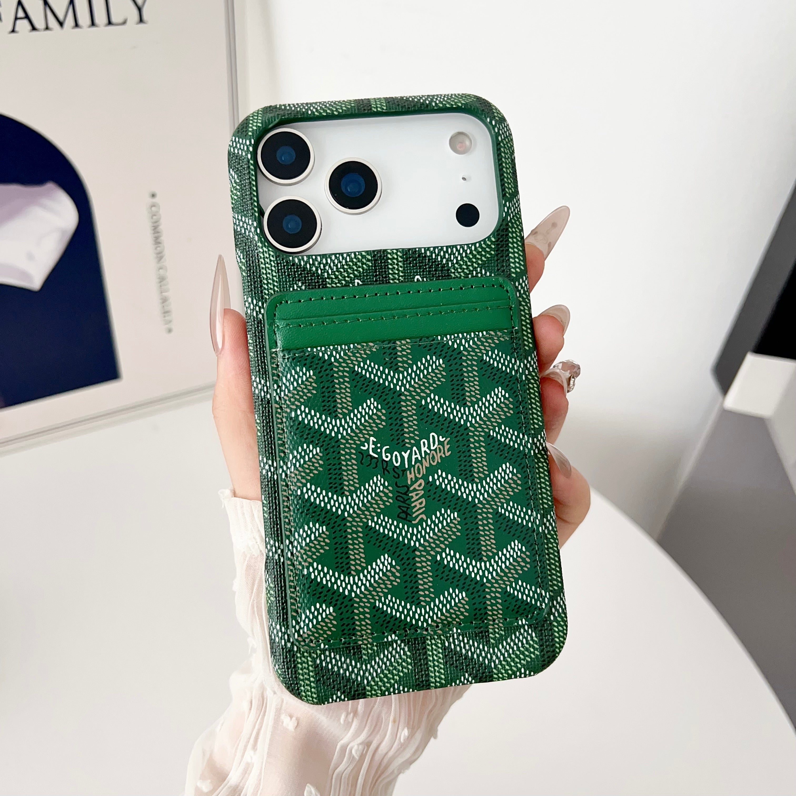 Goyard iPhone 13 Pro Max – Protective Shockproof Phone Case