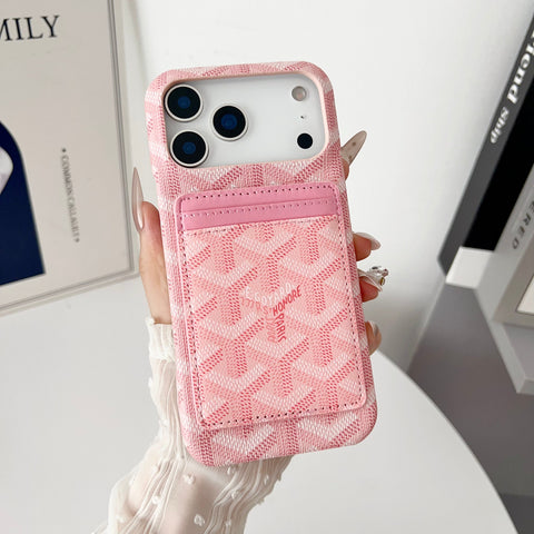 Image of Goyard iPhone 13 Pro Max – Slim Clear Phone Case