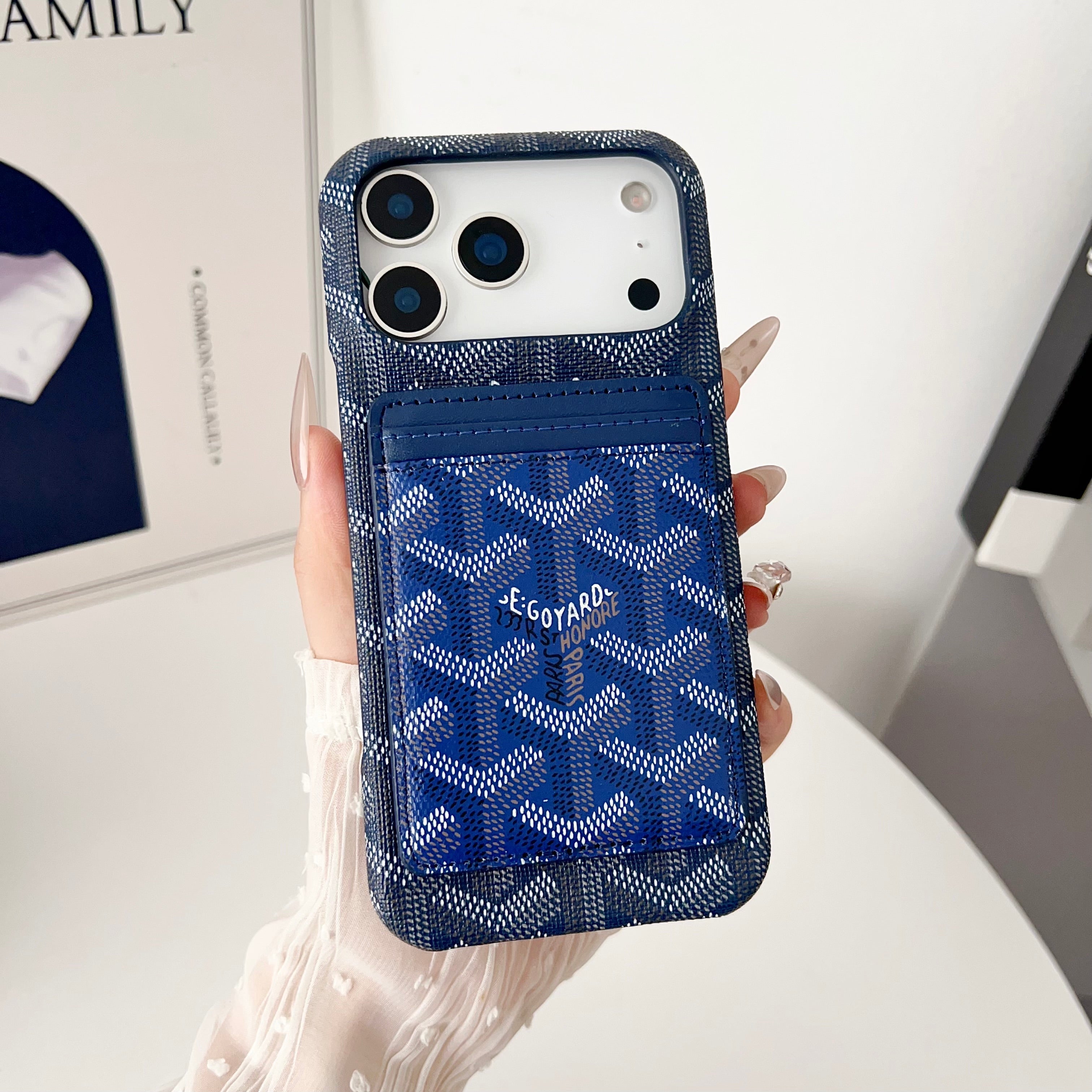 Goyard iPhone 14 Pro Max – Protective Shockproof Phone Case