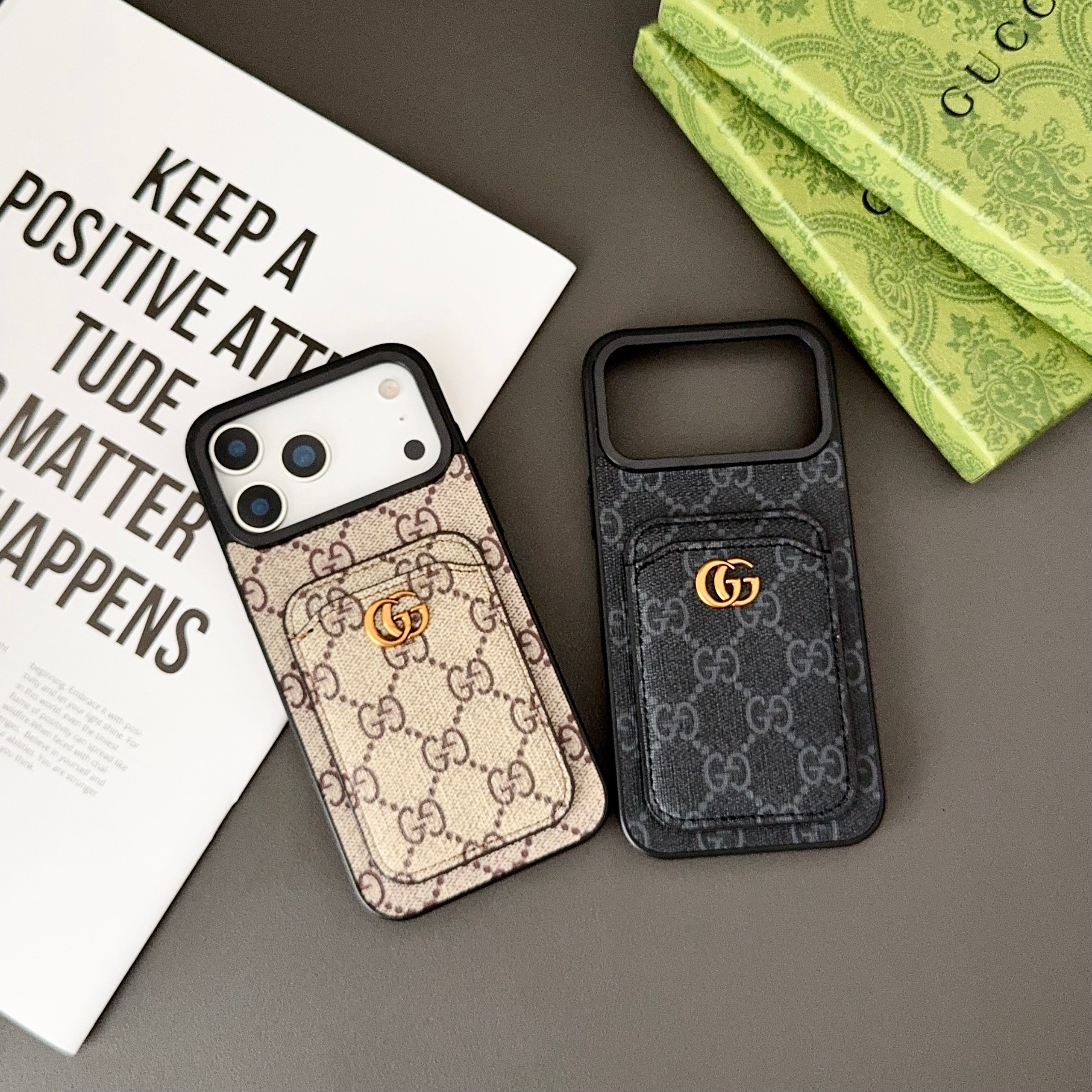 Gucci iPhone 13 Pro – Slim Clear Phone Case