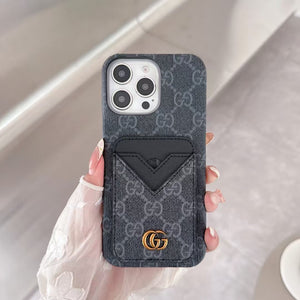 Gucci iPhone 15 with Card Holder – MagSafe Premium Phone Case