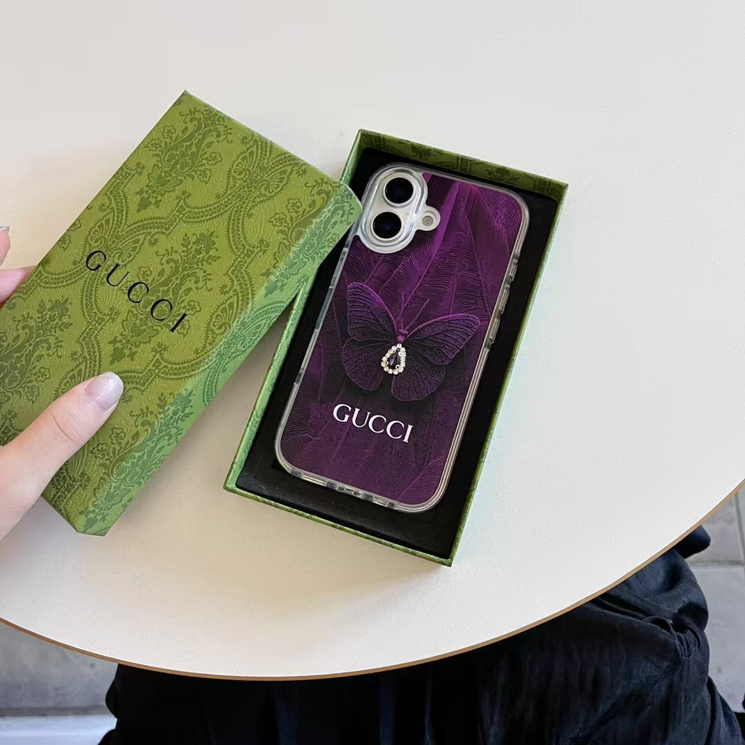 Gucci iPhone 15 Pro – Slim Clear Phone Case