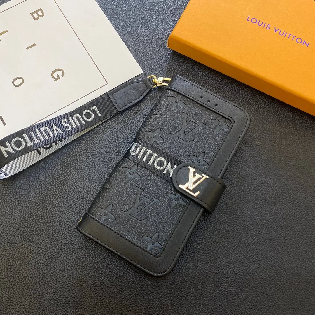 LV Iphone 16 Cardholder Case – Protective Shockproof Phone Case