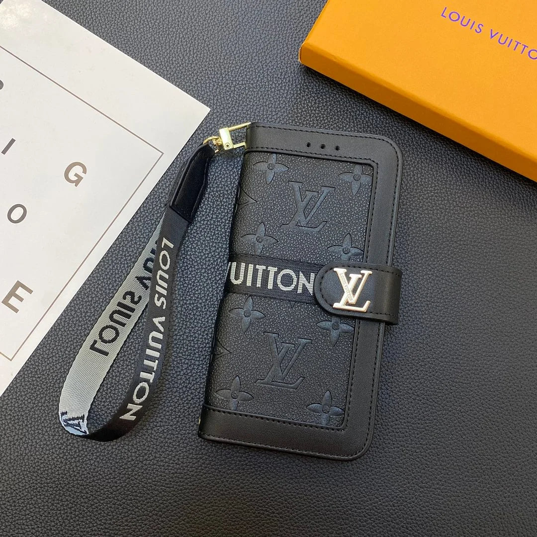 LV Iphone 16 Cardholder Case – Protective Shockproof Phone Case