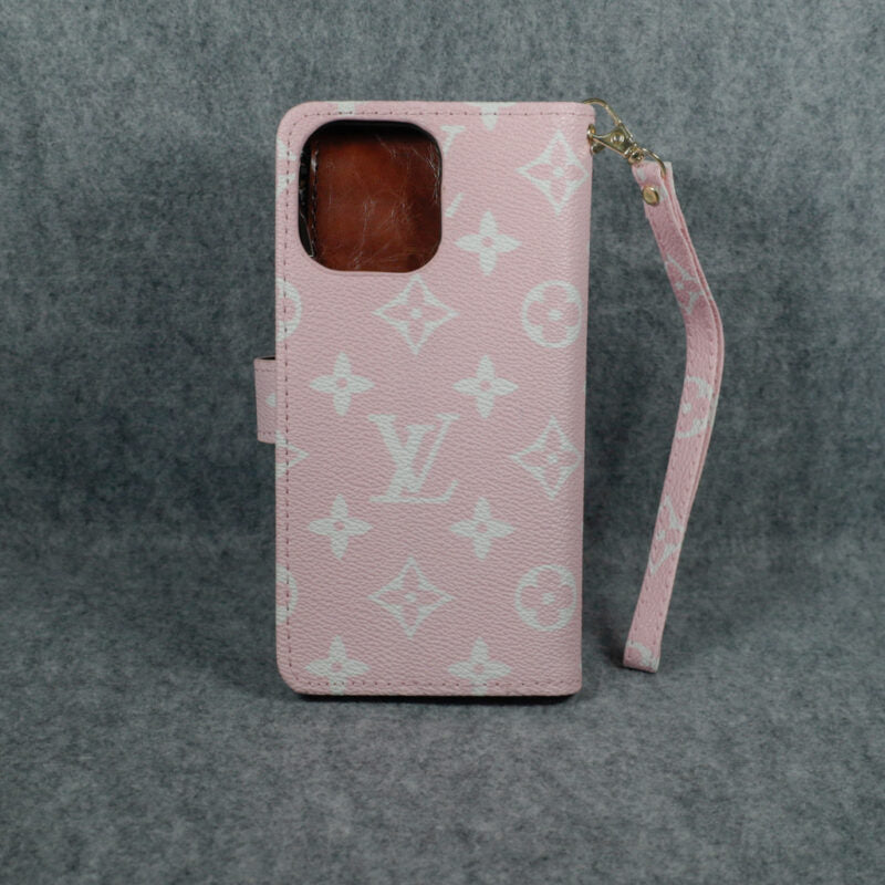 Louis Vuitton iphone 15 pro max wallet case – Luxury Designer Phone Case