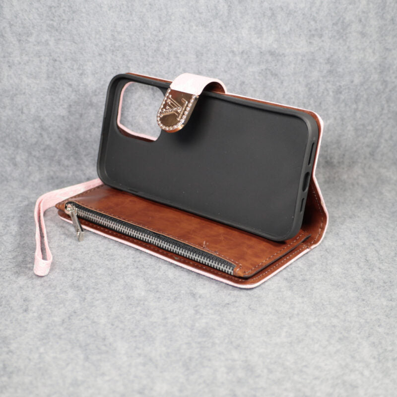Louis Vuitton iphone 15 pro max wallet case – Luxury Designer Phone Case