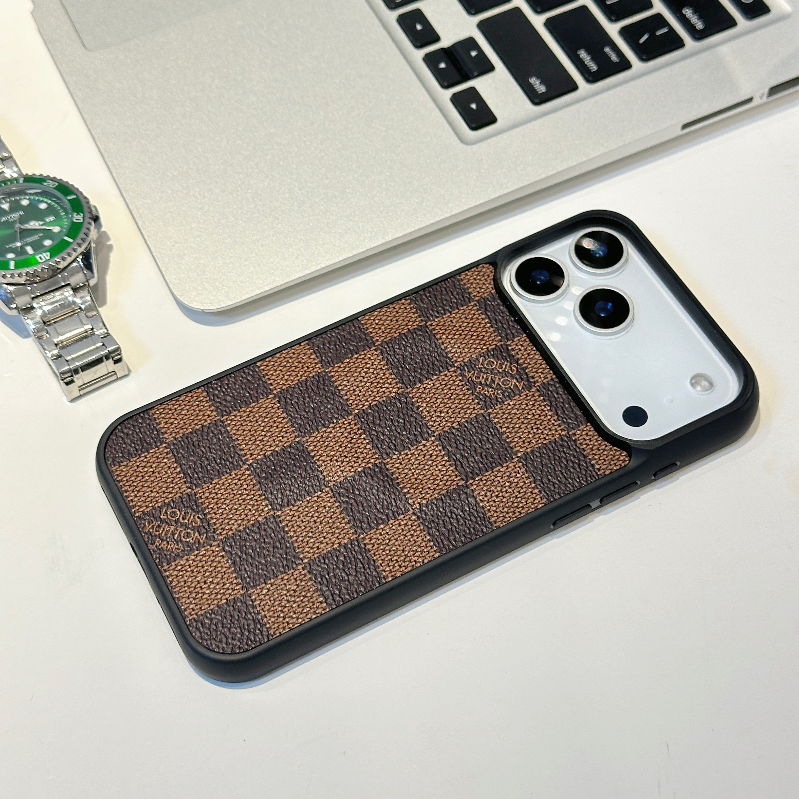 Louis Vuitton iPhone 14 Plus – Slim Clear Phone Case