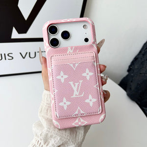 Louis Vuitton iPhone 17 – Protective Shockproof Phone Case with Wallet CArd