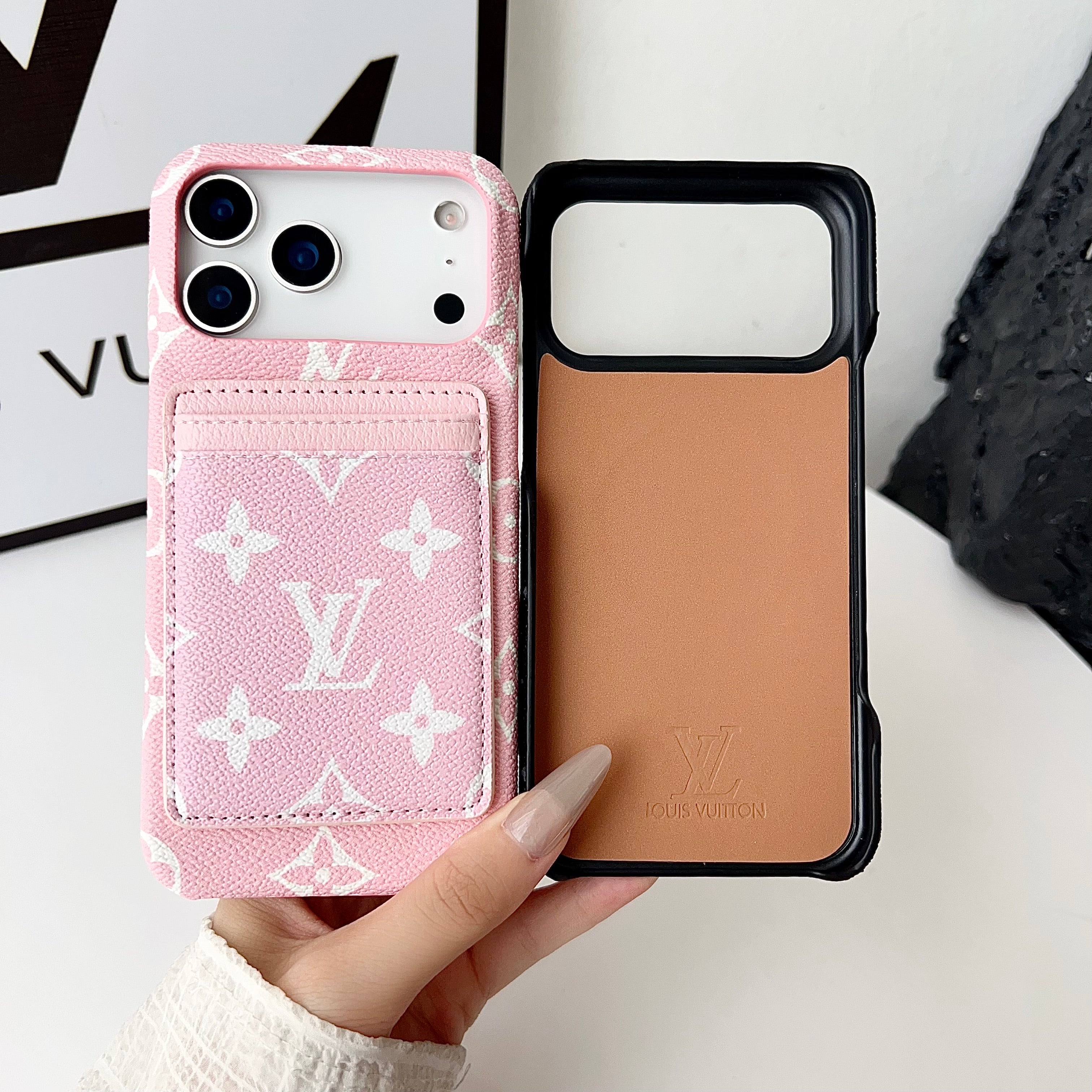 Louis Vuitton iPhone 15 Plus – Protective Shockproof Phone Case
