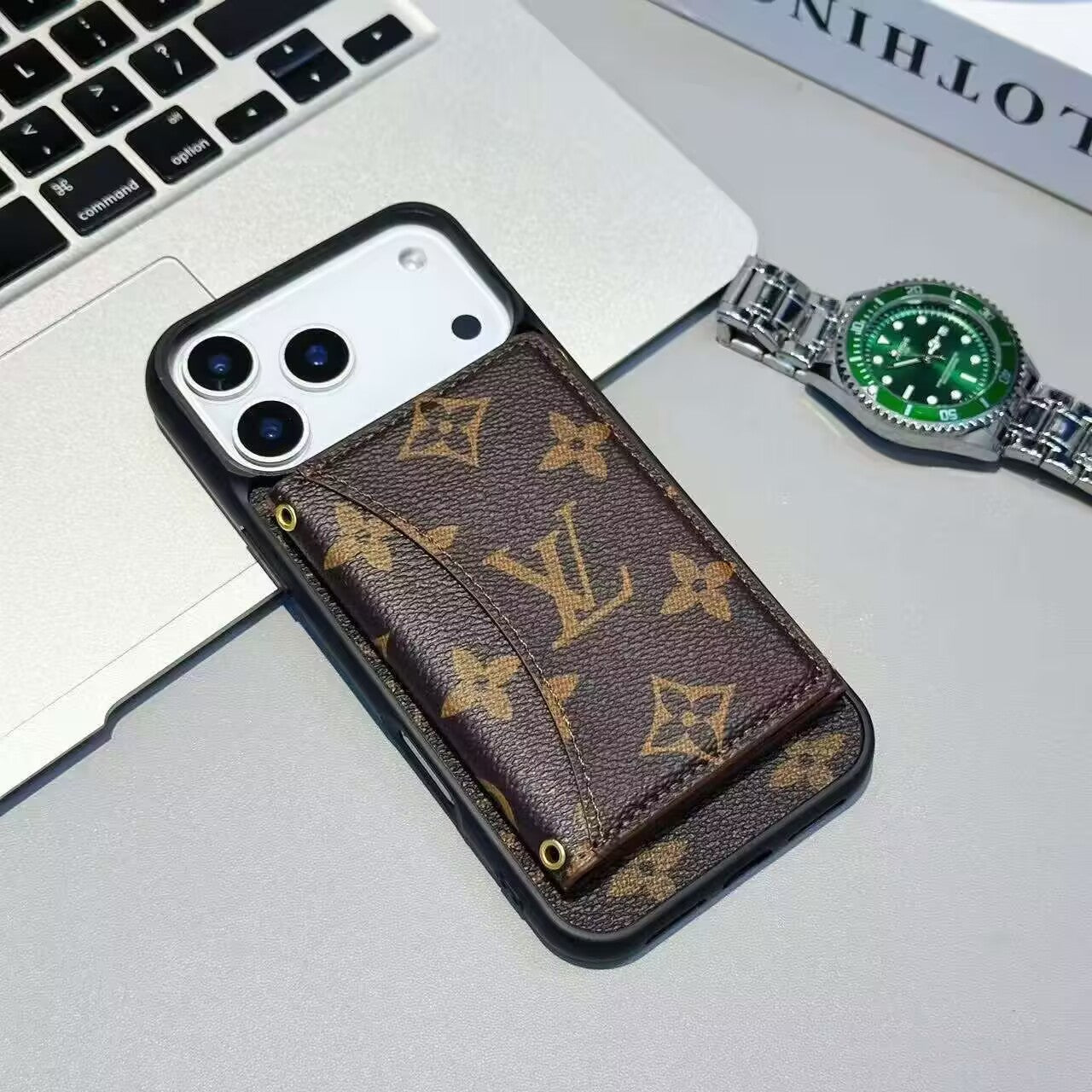 Louis Vuitton iPhone 15 Pro – Protective Shockproof Phone Case