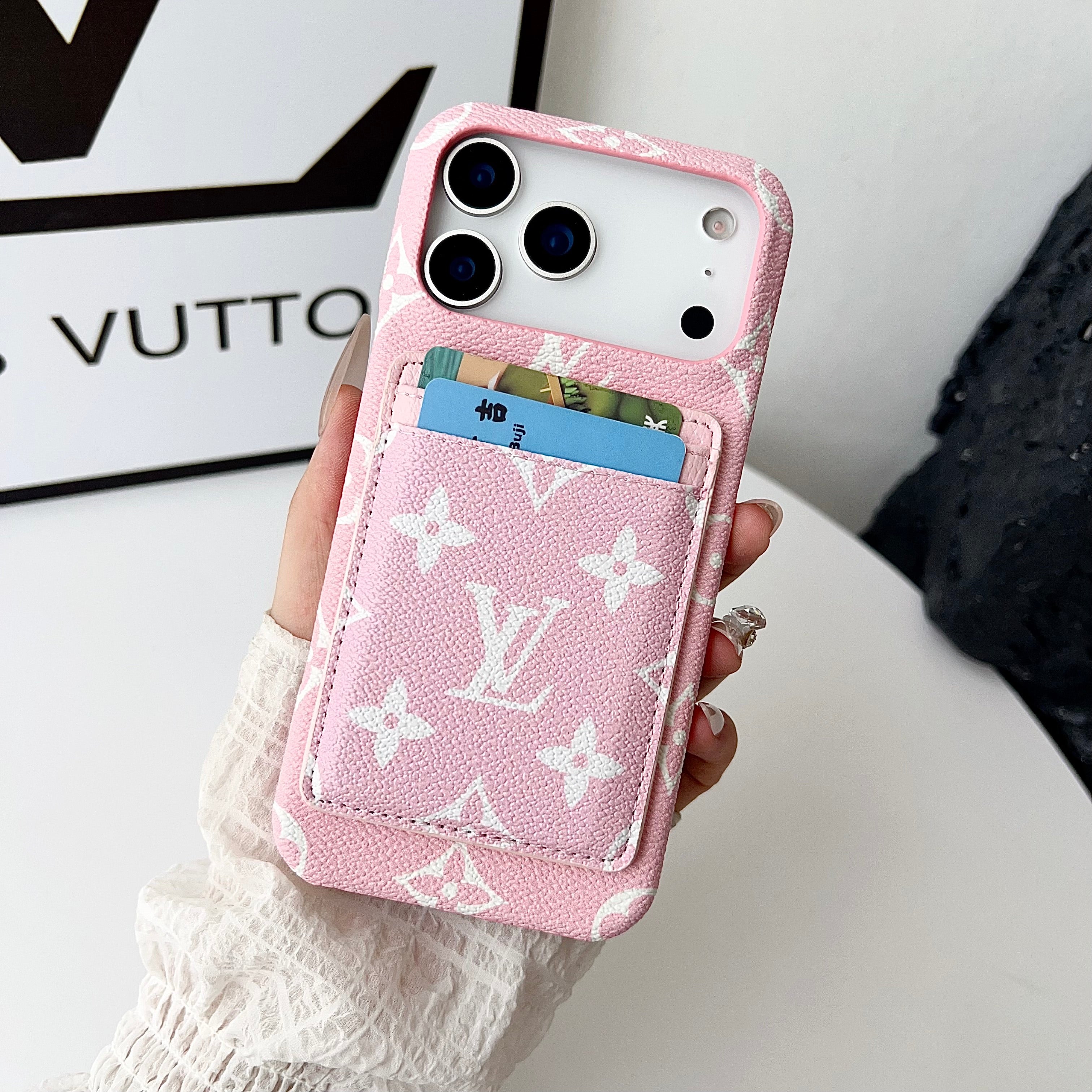Louis Vuitton iPhone 16 Pro Max – Protective Shockproof Phone Case